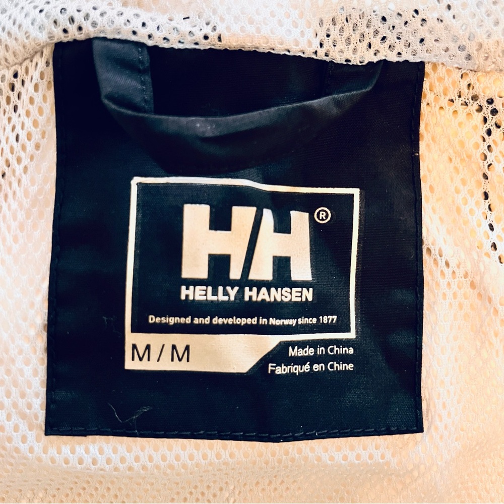 Helly Hansen Waterproof Shell Jacket Black Full Z… - image 2